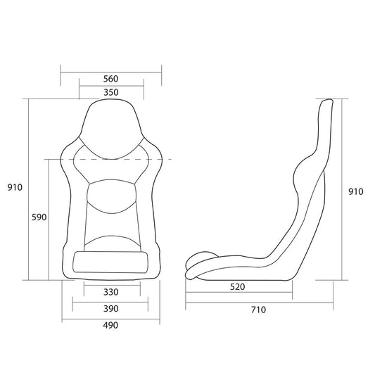 Cobra Nogaro Street GRP Sport Seat