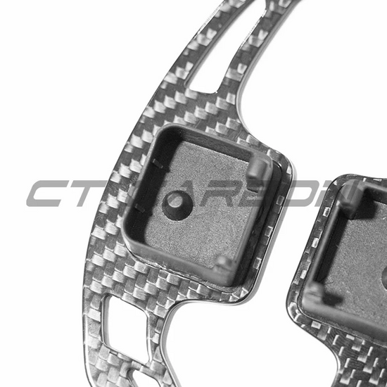 AUDI A3/S3/RS3 8Y RS6 C8 CARBON FIBRE SHIFTER PADDLES - V3 - CT Carbon