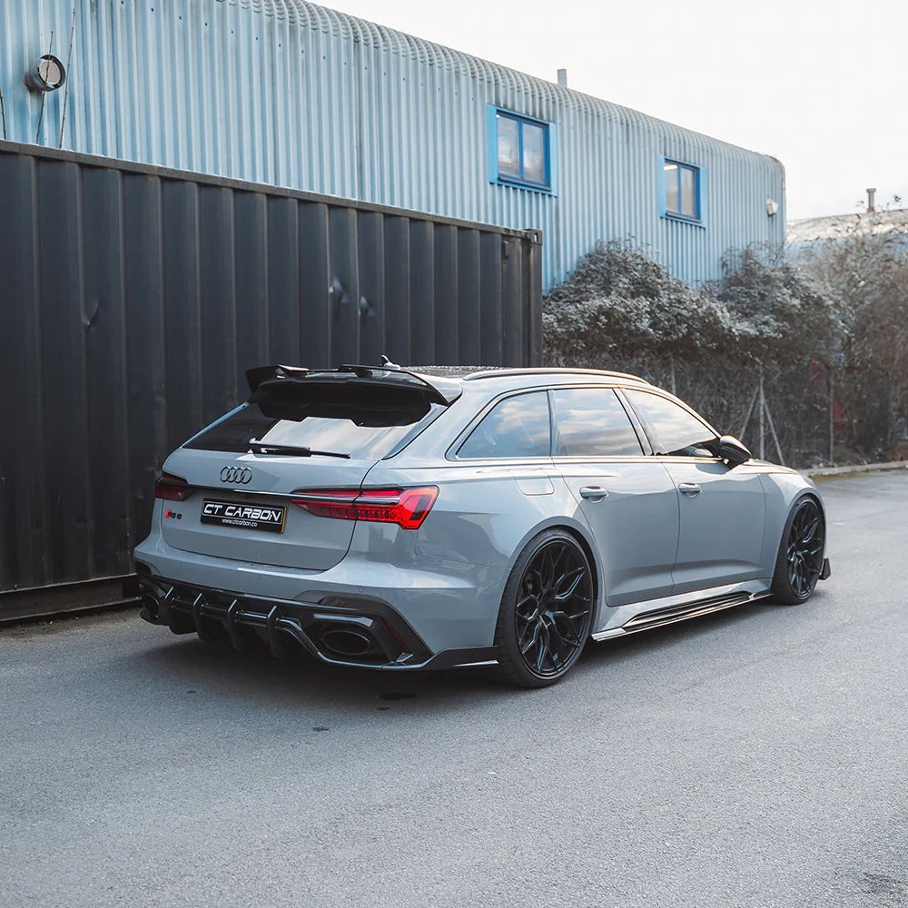 AUDI RS6 C8 AVANT CARBON FIBRE DIFFUSER - CT DESIGN