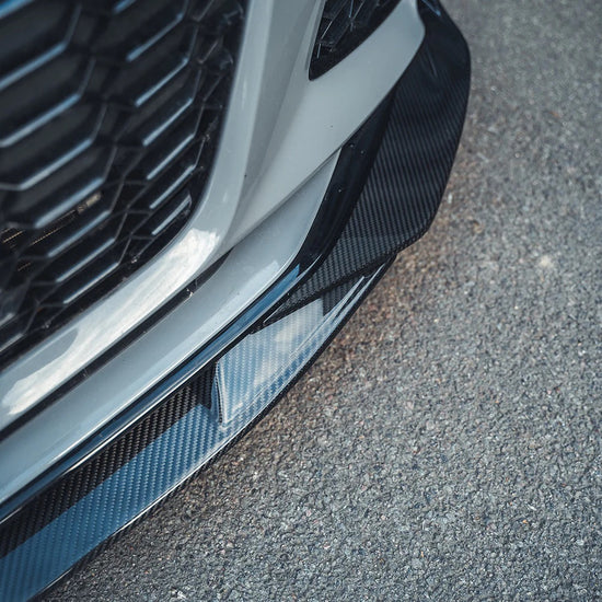 AUDI RS6 C8 AVANT CARBON FIBRE SPLITTER - CT DESIGN