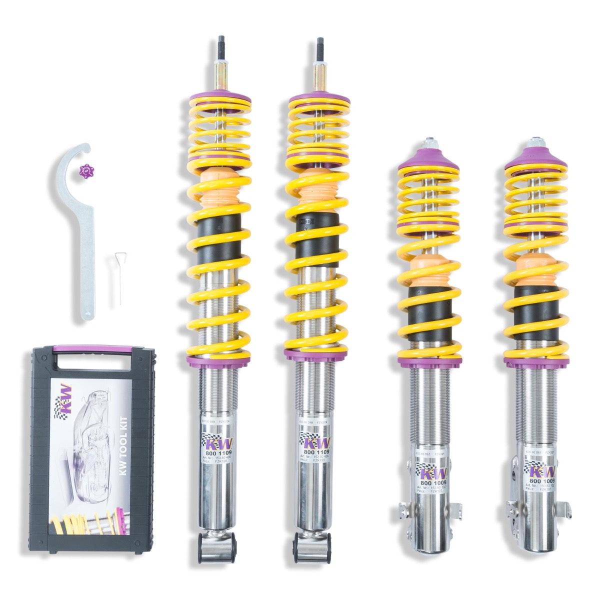 KW - VARIANT 2 COILOVERS FOR AUDI S4 B8 (WITH EDC) 2008+