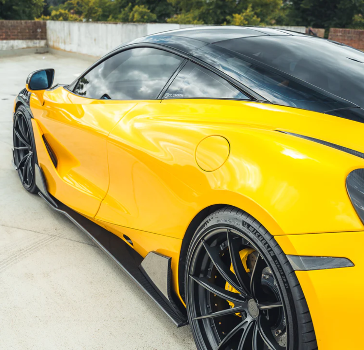 McLaren 720s Carbon Fibre CT Design Side Skirts