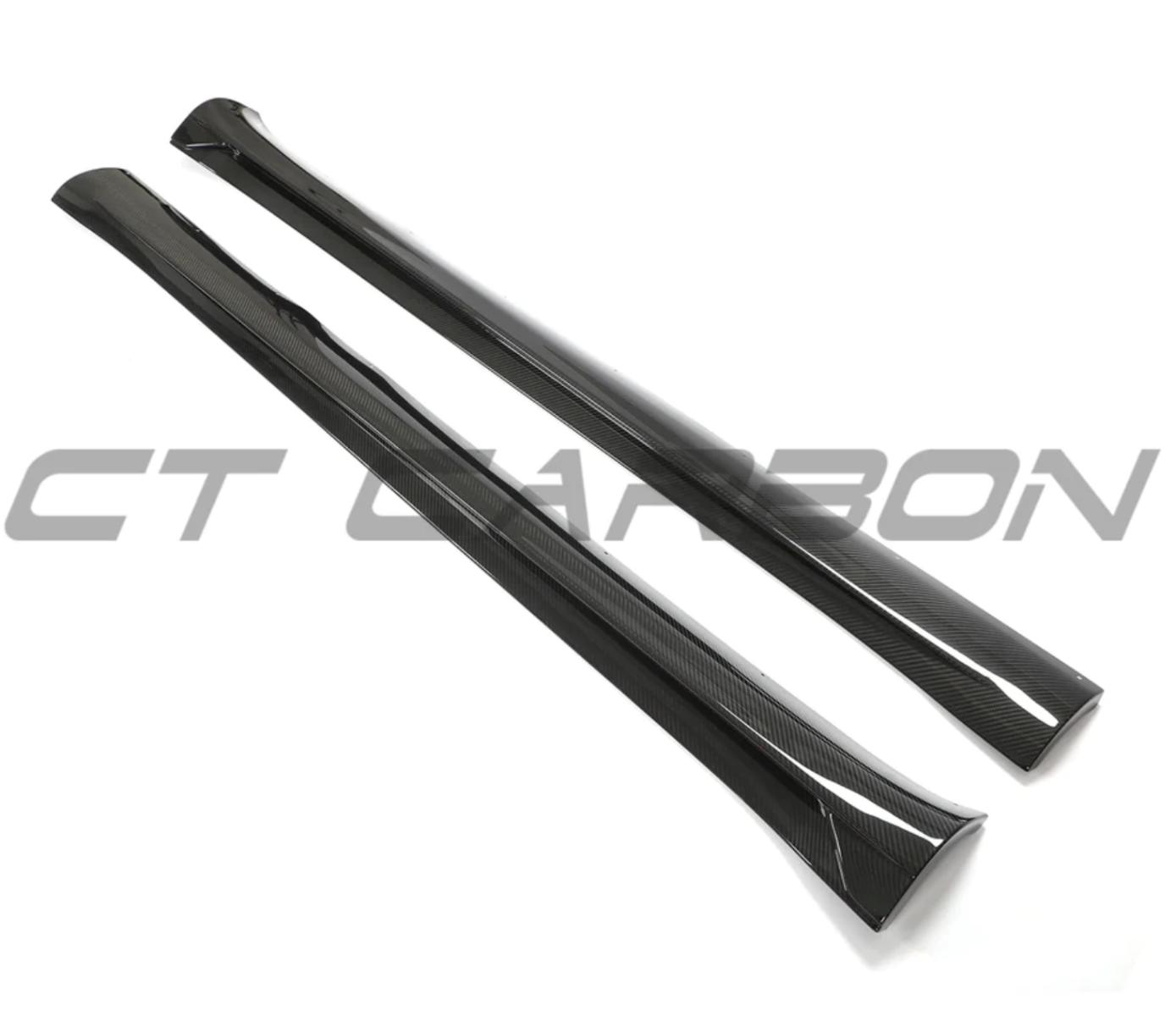 Tesla Model Y Carbon Fibre Side Skirts
