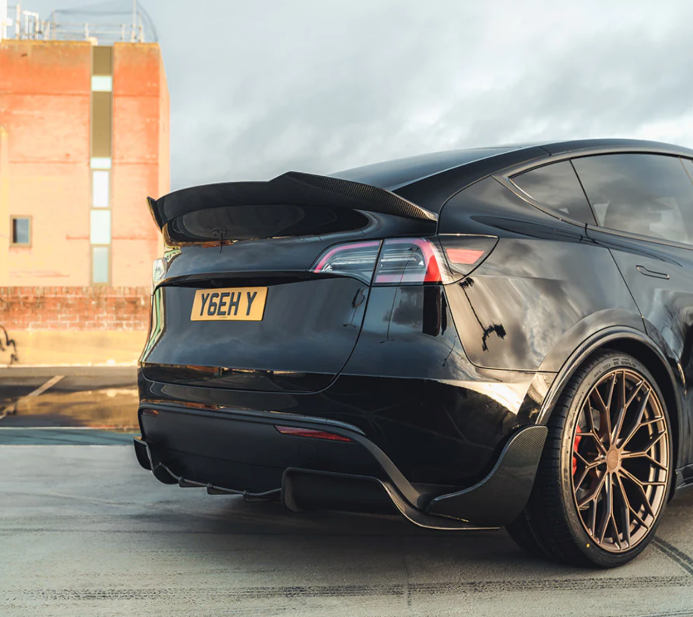 Tesla Model Y Carbon Fibre Rear Canards