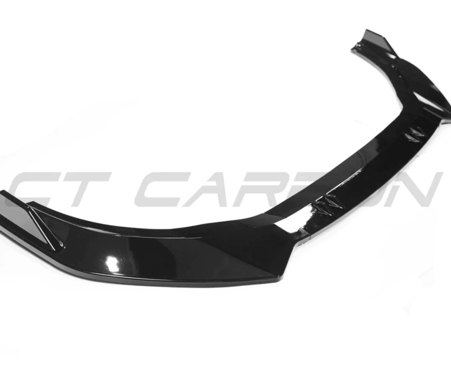 VW Golf Mk8 R Gloss Black Splitter - Blak By CT Carbon