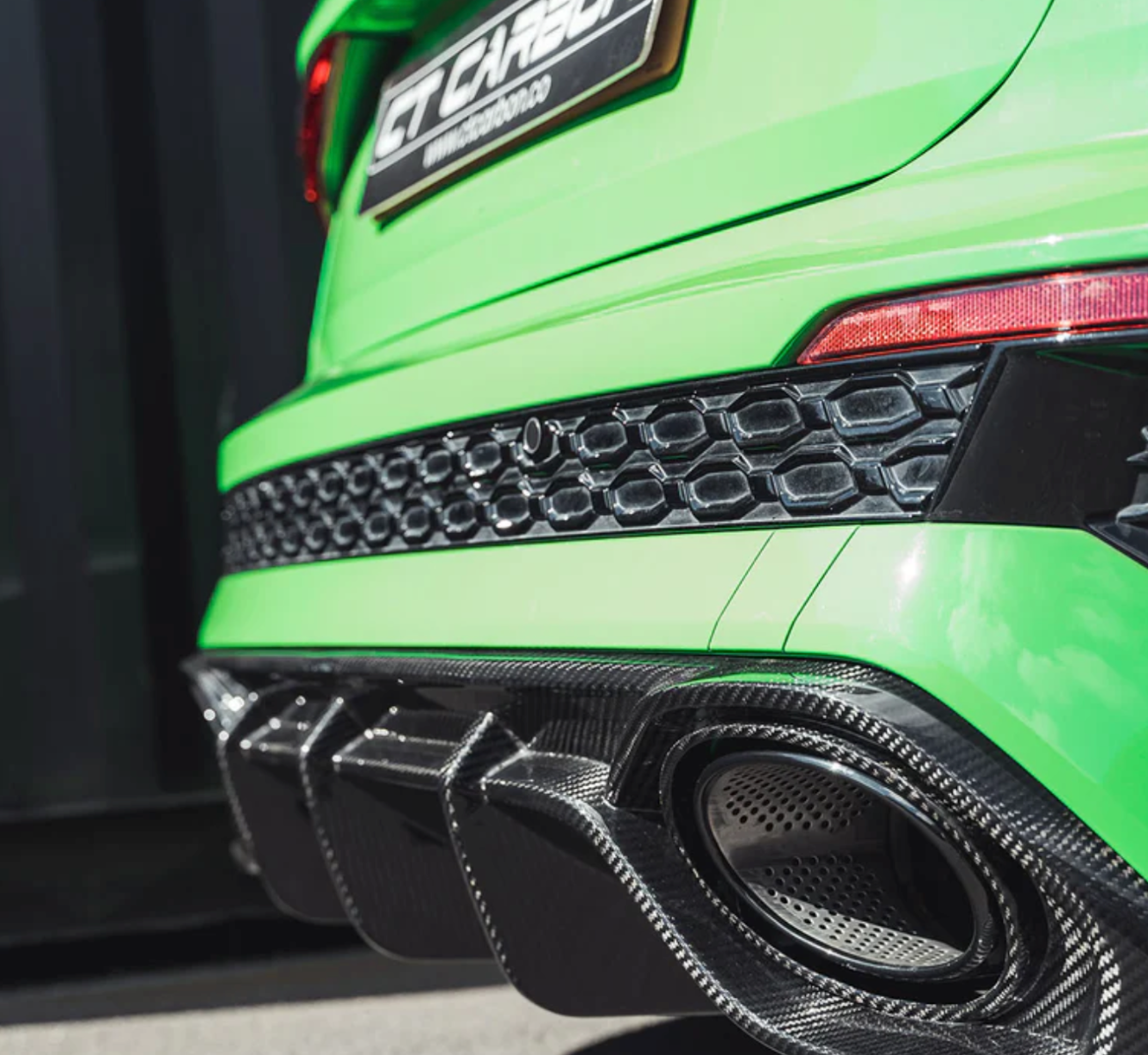 Audi RS3 8Y Saloon Carbon Fibre Diffuser - CT Design