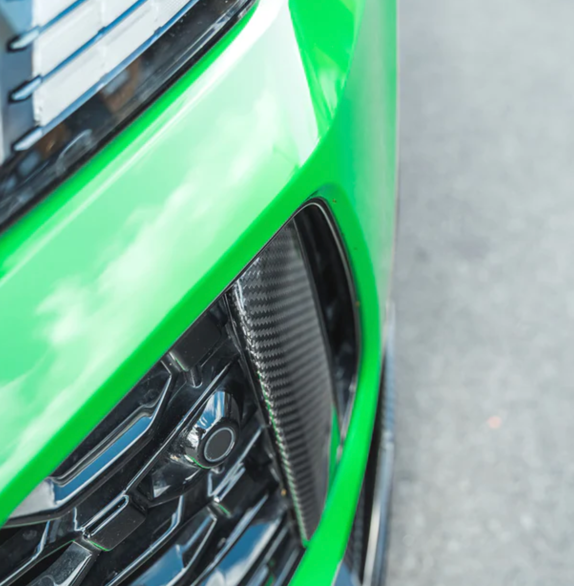 Audi RS3 8Y Carbon Fibre Front Bumper Corners - CT Design
