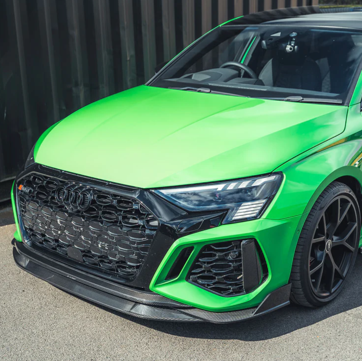 Audi RS3 8Y Carbon Fibre Front Bumper Corners - CT Design