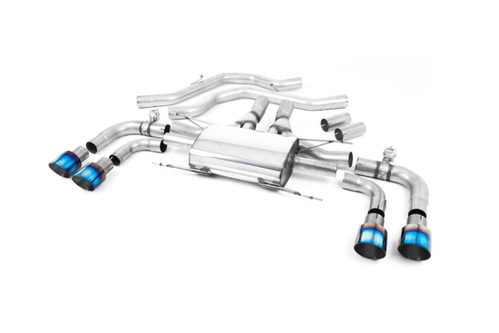 Milltek Alfa Romeo Giulia Quadrifoglio Exhaust - Valved Resonated Front Pipe-Back System