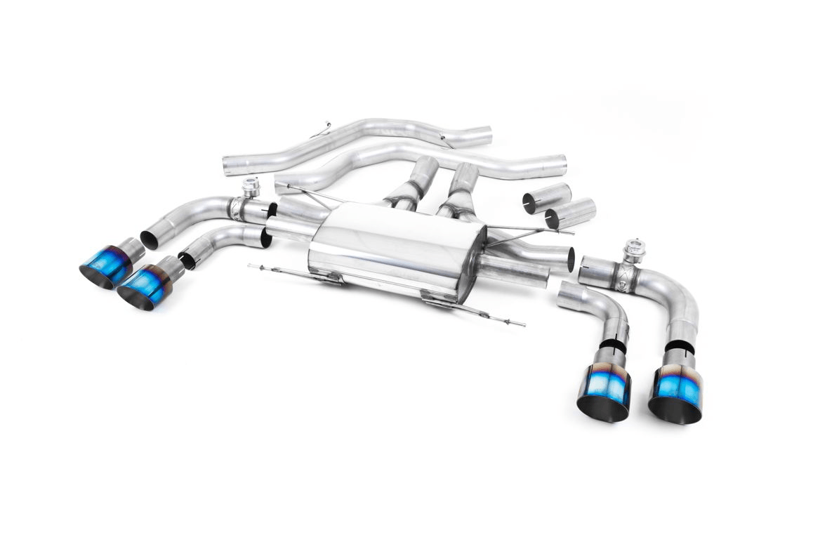 Milltek Alfa Romeo Giulia Quadrifoglio Exhaust - Valved Resonated Front Pipe-Back System