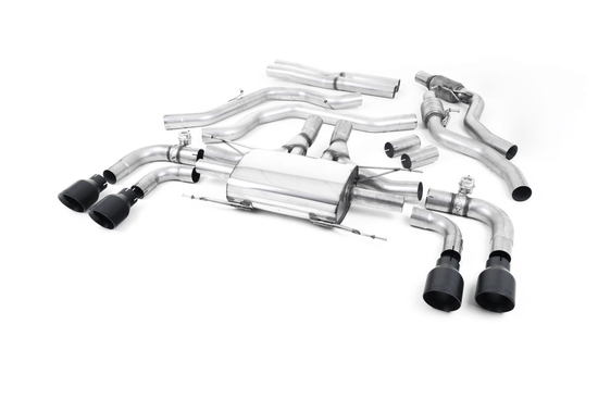 Milltek Alfa Romeo Giulia Quadrifoglio Exhaust - Valved Resonated Cat-Back System