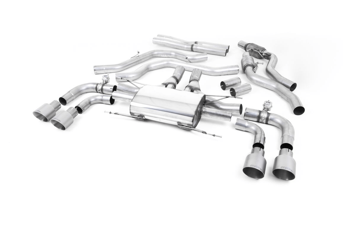 Milltek Alfa Romeo Giulia Quadrifoglio Exhaust - Valved Resonated Cat-Back System