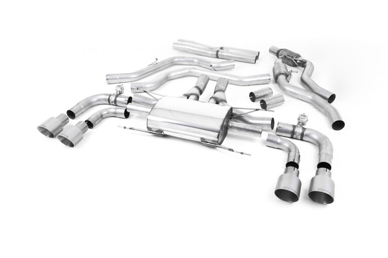 Milltek Alfa Romeo Giulia Quadrifoglio Exhaust - Valved Resonated Cat-Back System