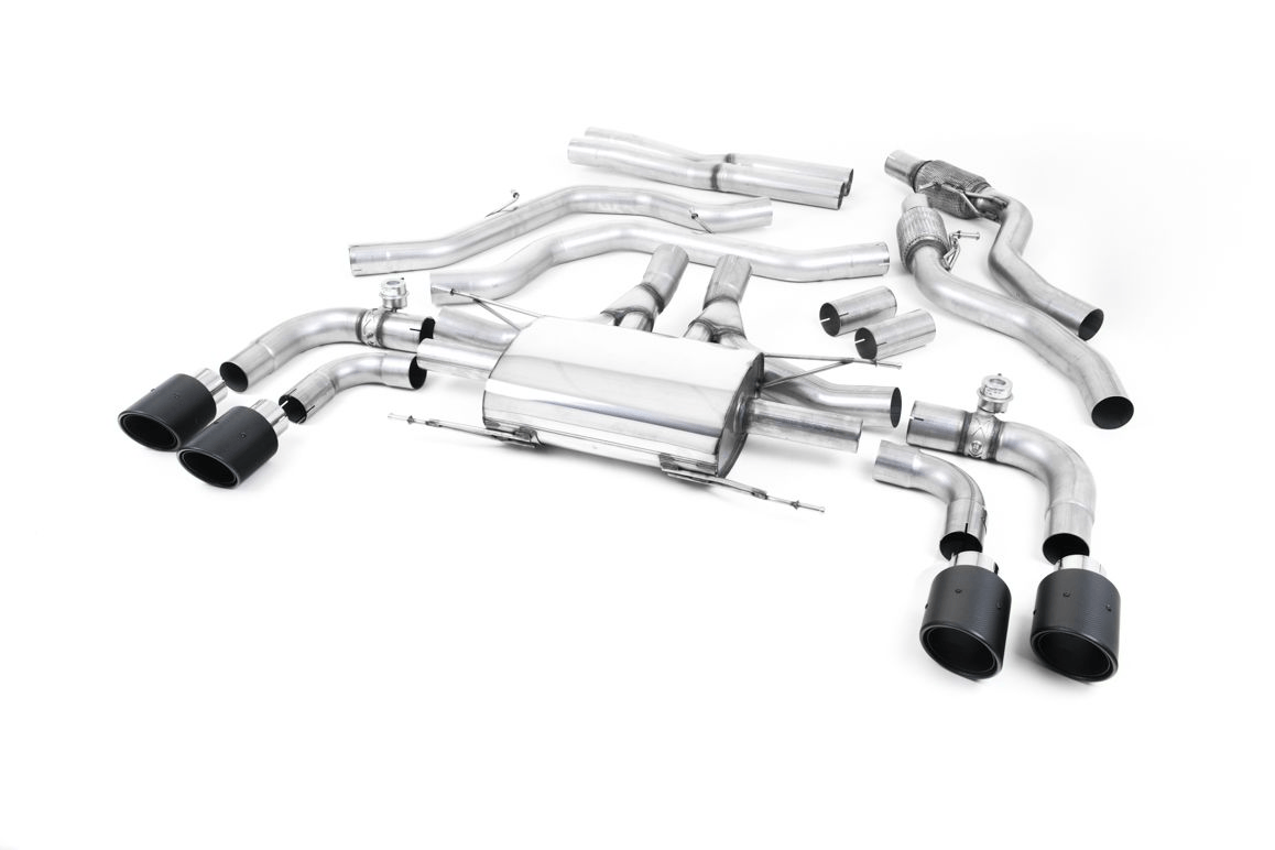 Milltek Alfa Romeo Giulia Quadrifoglio Exhaust - Valved Resonated Cat-Back System