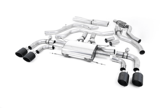 Milltek Alfa Romeo Giulia Quadrifoglio Exhaust - Valved Resonated Cat-Back System