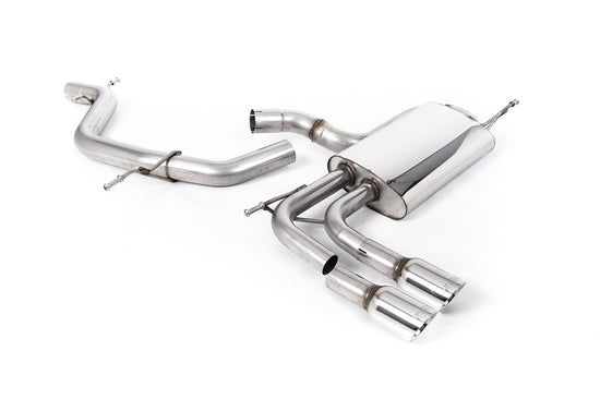 Milltek Audi A3 2.0 TFSI Cat-Back System With Smaller Volume Rear Silencer