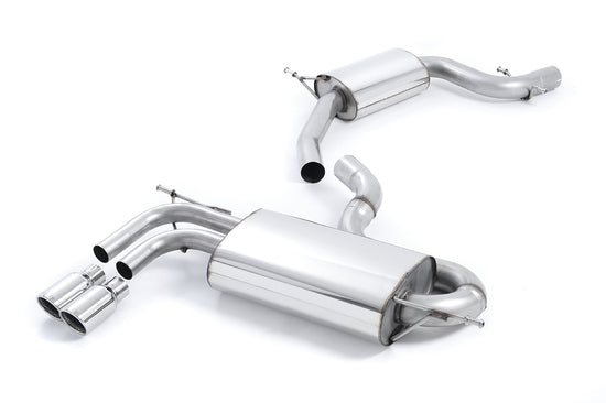 MILLTEK AUDI A3 2.0 FSI 2003-2012 CAT-BACK SYSTEM With Smaller Volume Rear Silencer