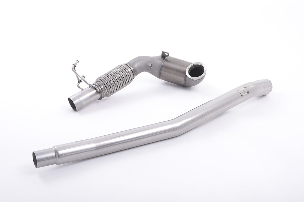 Milltek Audi A3/S3 2.0 TFSI Quattro 8V 2014-2020 Large Bore Downpipe and Hi-Flow Sports Cat for Fitment with OE Exhaust System