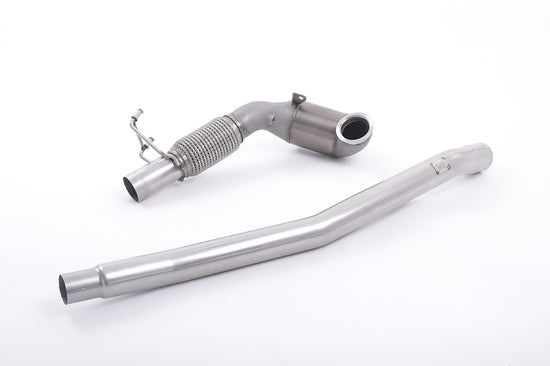 Milltek Audi A3/S3 2.0 TFSI Quattro 8V 2014-2020 Large Bore Downpipe and Hi-Flow Sports Cat for Fitment with OE Exhaust System
