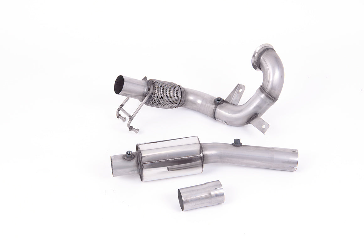 Milltek Audi A1 40 TFSI 5 Door 2.0 (200PS) with OPF/GPF 2019+ Large-bore Downpipe and De-cat Fits Milltek Sport Cat Back