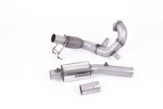 Milltek Audi A1 40 TFSI 5 Door 2.0 (200PS) with OPF/GPF 2019+ Large-bore Downpipe and De-cat Fits Milltek Sport Cat Back