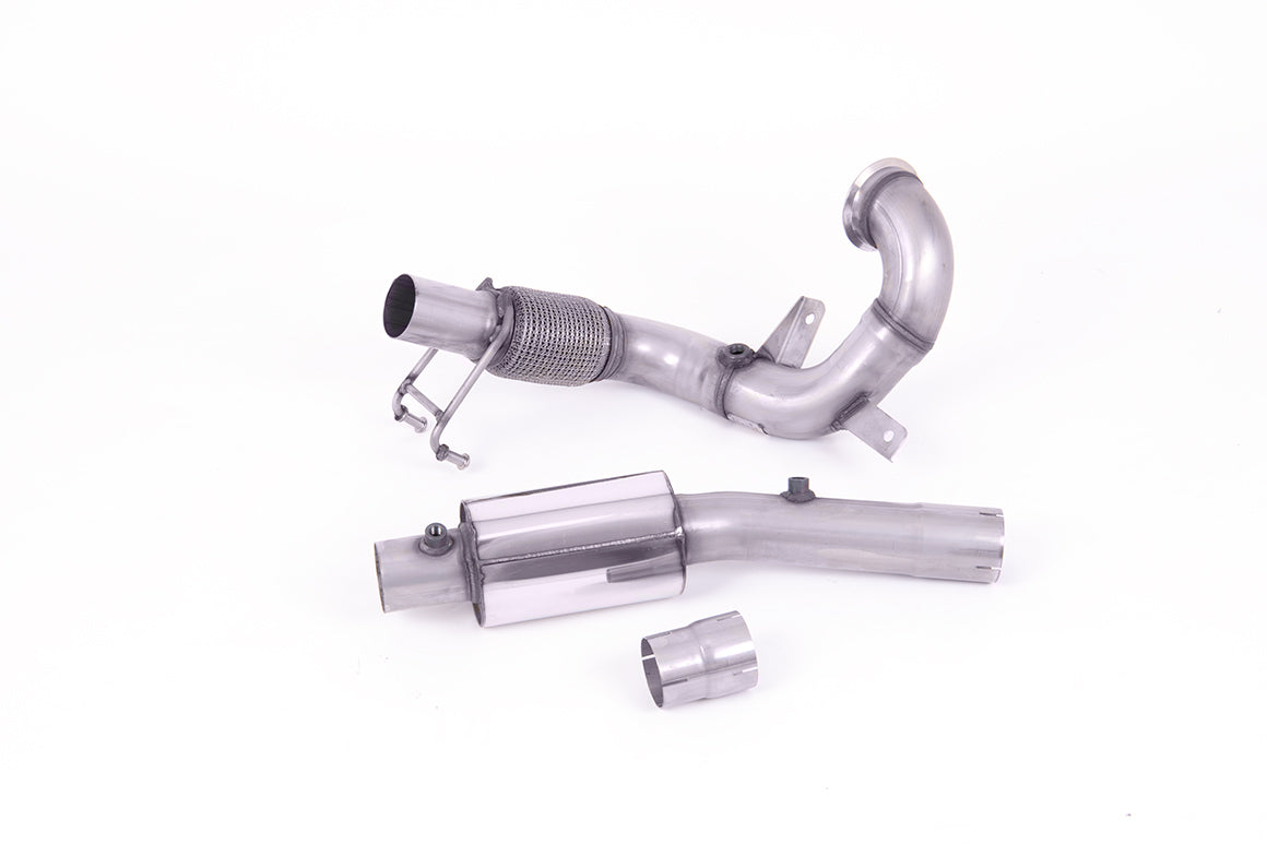 Milltek Audi A1 40TFSI 5 Door 2.0 (200PS) with OPF/GPF 2019+ Large-bore Downpipe and De-cat Fits OE Cat-Back