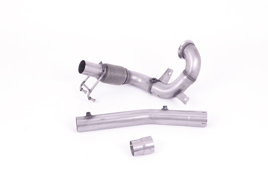 Milltek Audi A1 40TFSI 5 Door 2.0 (200PS) with OPF/GPF 2019+ Large-bore Downpipe and De-cat Fits OE Cat-Back