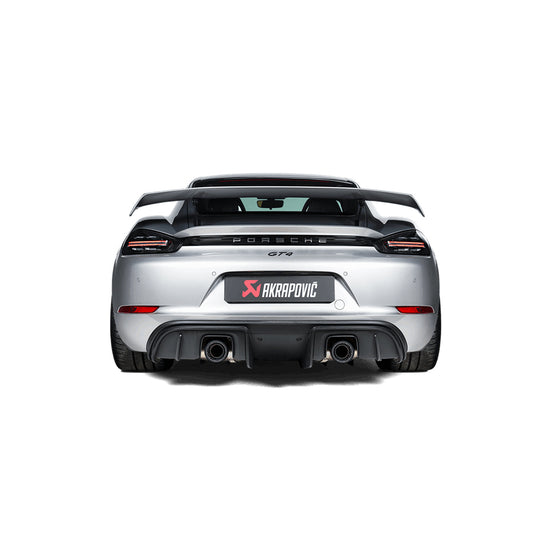 Porsche Cayman 718 GT4/Spyder 2020 Akrapovic Black Tail Pipe Set