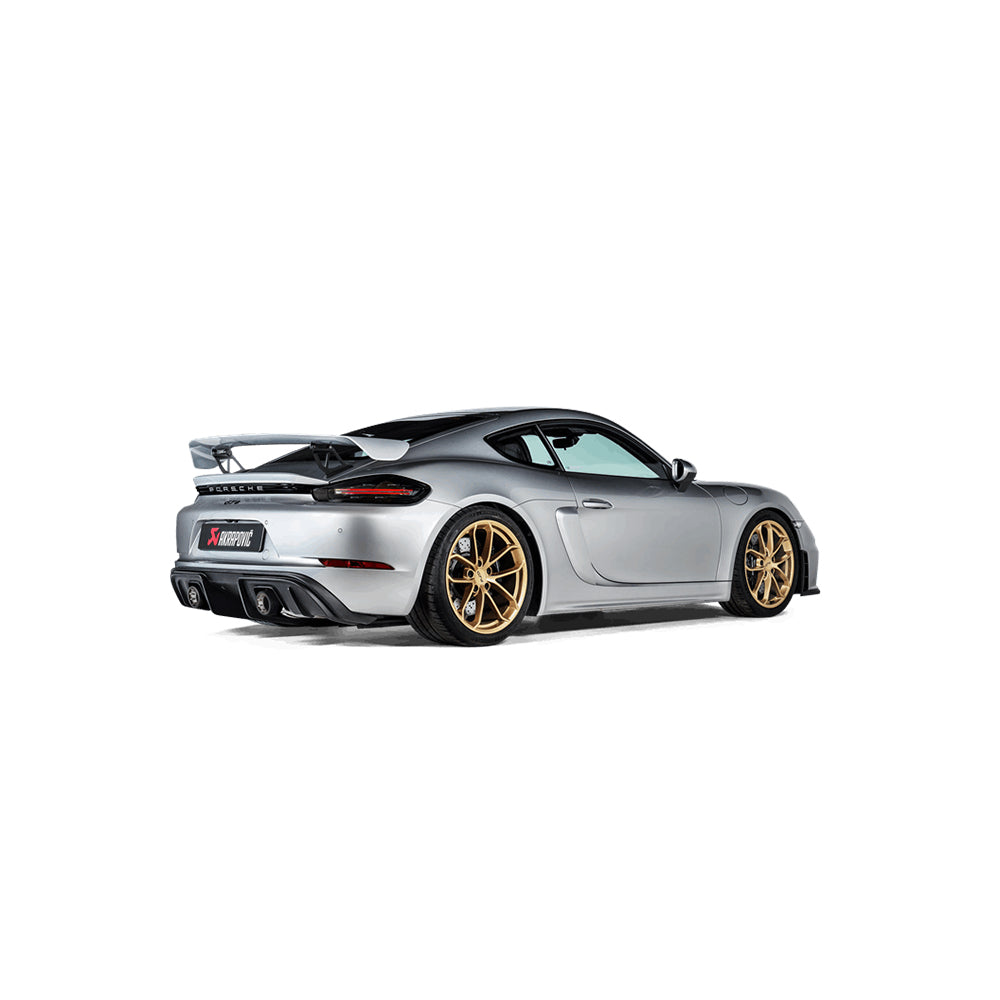 Porsche Cayman 718 GT4/Spyder 2020 Akrapovic Black Tail Pipe Set