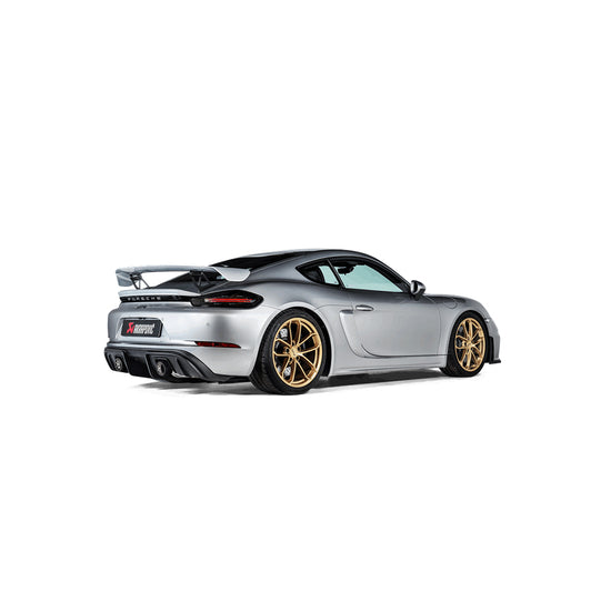 Porsche Cayman 718 GT4/Spyder 2020 Akrapovic Black Tail Pipe Set
