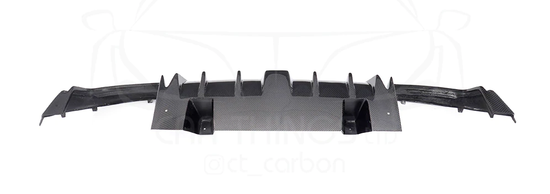 MERCEDES W205 C63 & C63S SALOON 4DR CARBON FIBRE DIFFUSER & EXHAUST TIPS - B STYLE