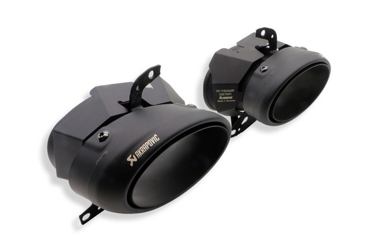 Porsche 911 Turbo / Turbo S / Cabriolet / Sport Classic (992) Akrapovic Tail Pipe Set (Titanium - Black)
