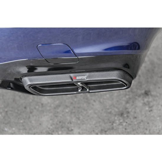 Mercedes E63/E63S AMG (2017) Akrapovic Carbon Tail Pipe Set in Matte