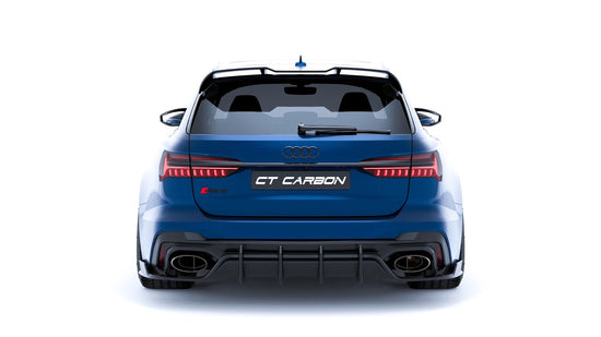 AUDI RS6 C8 AVANT CARBON FIBRE SPOILER - CT DESIGN