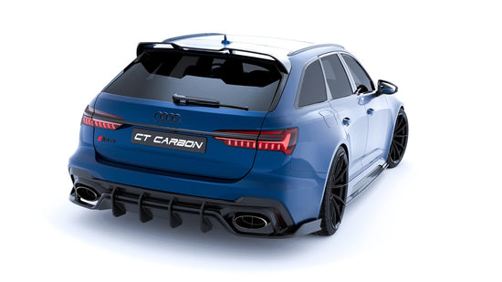 AUDI RS6 C8 AVANT CARBON FIBRE SPOILER - CT DESIGN