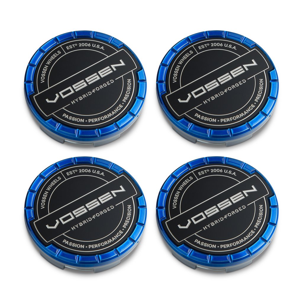 Hybrid Forged Billet Sport Cap Set for VF & HF Series Wheels (VOSSEN BLUE)
