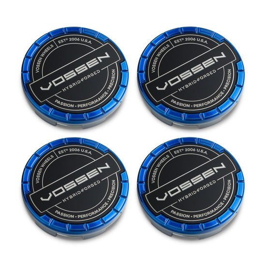 Hybrid Forged Billet Sport Cap Set for VF & HF Series Wheels (VOSSEN BLUE)