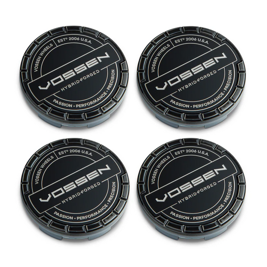 Hybrid Forged Billet Sport Cap Set for VF & HF Series Wheels (VOSSEN BLACK)